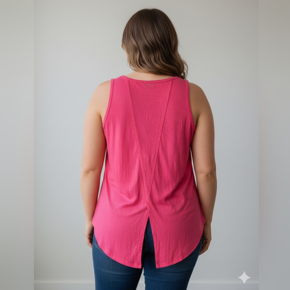 C9 By Champion Women's Hot Pink Athletic Tank Top Size 2XL 🐈 - Picture 7 of 11